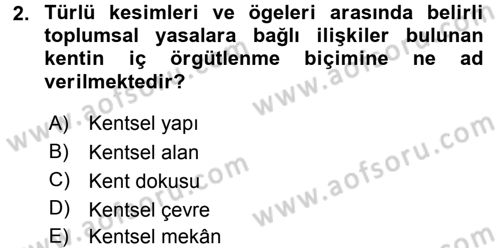 Restorasyon ve Koruma İlkeleri Dersi 2015 - 2016 Yılı (Vize) Ara Sınav Soruları 2. Soru