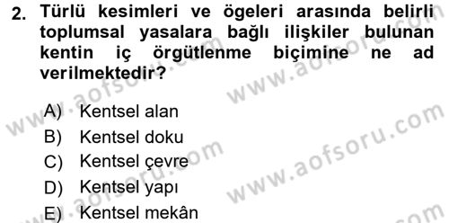 Restorasyon ve Koruma İlkeleri Dersi 2016 - 2017 Yılı (Vize) Ara Sınav Soruları 2. Soru