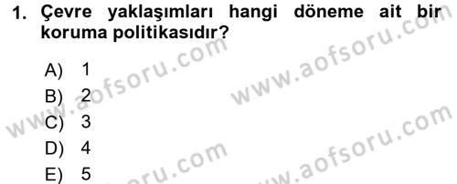 Restorasyon ve Koruma İlkeleri Dersi 2016 - 2017 Yılı (Final) Dönem Sonu Sınav Soruları 1. Soru