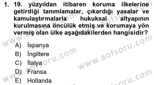 Restorasyon ve Koruma İlkeleri Dersi 2023 - 2024 Yılı (Vize) Ara Sınav Soruları 1. Soru