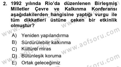 Restorasyon ve Koruma İlkeleri Dersi 2024 - 2025 Yılı (Final) Dönem Sonu Sınav Soruları 2. Soru