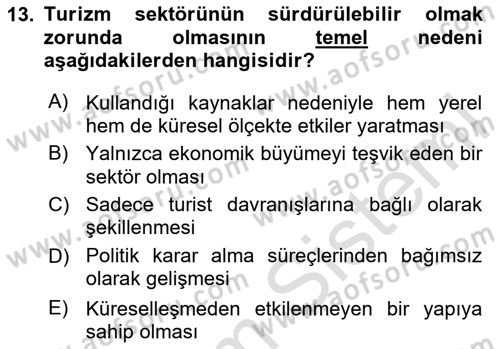 Restorasyon ve Koruma İlkeleri Dersi 2025 - 2026 Yılı (Final) Dönem Sonu Sınav Soruları 13. Soru