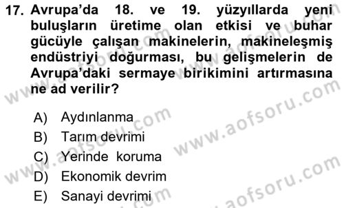 Restorasyon ve Koruma İlkeleri Dersi 2025 - 2026 Yılı Yaz Okulu Sınav Soruları 17. Soru