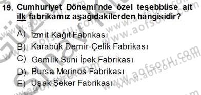 Kültürel Miras Yönetimi Dersi 2014 - 2015 Yılı (Final) Dönem Sonu Sınav Soruları 19. Soru