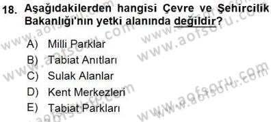 Kültürel Miras Yönetimi Dersi Ara Sınavı Deneme Sınav Soruları 18. Soru