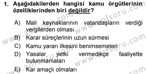 Kültürel Miras Yönetimi Dersi 2015 - 2016 Yılı Tek Ders Sınav Soruları 1. Soru