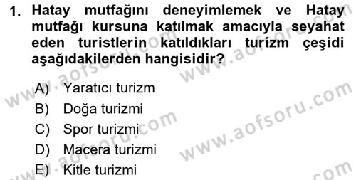Kültürel Miras Yönetimi Dersi 2019 - 2020 Yılı (Final) Dönem Sonu Sınav Soruları 1. Soru