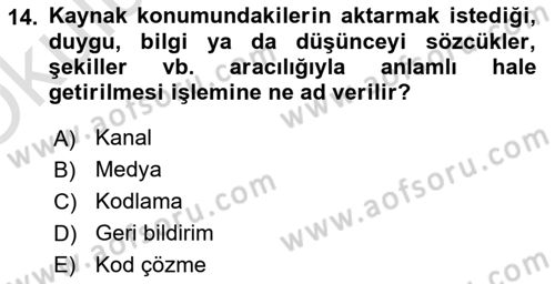 Kültürel Miras Yönetimi Dersi 2024 - 2025 Yılı Yaz Okulu Sınav Soruları 14. Soru