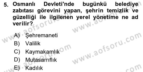 Kültürel Miras Yönetimi Dersi 2024 - 2025 Yılı Yaz Okulu Sınav Soruları 5. Soru