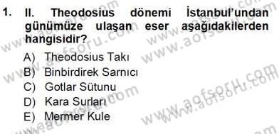 Türkiye´nin Kültürel Mirası 1 Dersi 2012 - 2013 Yılı (Vize) Ara Sınav Soruları 1. Soru