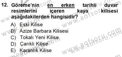 Türkiye´nin Kültürel Mirası 1 Dersi 2012 - 2013 Yılı (Vize) Ara Sınav Soruları 12. Soru