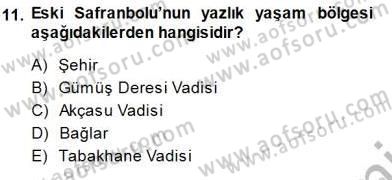 Türkiye´nin Kültürel Mirası 1 Dersi 2013 - 2014 Yılı (Final) Dönem Sonu Sınav Soruları 11. Soru