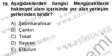 Türkiye´nin Kültürel Mirası 1 Dersi 2014 - 2015 Yılı (Vize) Ara Sınav Soruları 19. Soru