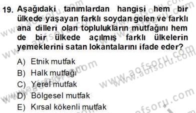 Türkiye´nin Kültürel Mirası 2 Dersi 2013 - 2014 Yılı (Final) Dönem Sonu Sınav Soruları 19. Soru