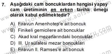 Türkiye´nin Kültürel Mirası 2 Dersi 2013 - 2014 Yılı (Final) Dönem Sonu Sınav Soruları 7. Soru