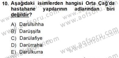 Türkiye´nin Kültürel Mirası 2 Dersi 2014 - 2015 Yılı (Vize) Ara Sınav Soruları 10. Soru