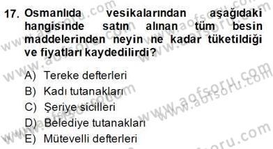 Türkiye´nin Kültürel Mirası 2 Dersi 2014 - 2015 Yılı (Final) Dönem Sonu Sınav Soruları 17. Soru