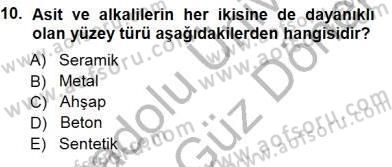Otel İşletmelerinde Konaklama Hizmetleri Dersi 2012 - 2013 Yılı (Final) Dönem Sonu Sınav Soruları 10. Soru
