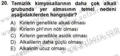 Otel İşletmelerinde Konaklama Hizmetleri Dersi 2012 - 2013 Yılı (Final) Dönem Sonu Sınav Soruları 20. Soru