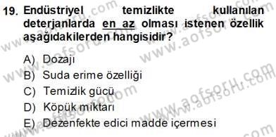 Otel İşletmelerinde Konaklama Hizmetleri Dersi 2013 - 2014 Yılı (Final) Dönem Sonu Sınav Soruları 19. Soru