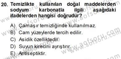 Otel İşletmelerinde Konaklama Hizmetleri Dersi 2013 - 2014 Yılı (Final) Dönem Sonu Sınav Soruları 20. Soru