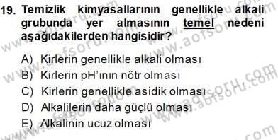 Otel İşletmelerinde Konaklama Hizmetleri Dersi 2014 - 2015 Yılı (Final) Dönem Sonu Sınav Soruları 19. Soru