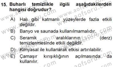 Otel İşletmelerinde Konaklama Hizmetleri Dersi 2015 - 2016 Yılı (Final) Dönem Sonu Sınav Soruları 15. Soru