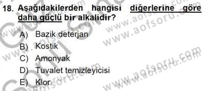 Otel İşletmelerinde Konaklama Hizmetleri Dersi 2015 - 2016 Yılı (Final) Dönem Sonu Sınav Soruları 18. Soru