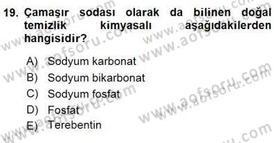 Otel İşletmelerinde Konaklama Hizmetleri Dersi 2015 - 2016 Yılı (Final) Dönem Sonu Sınav Soruları 19. Soru