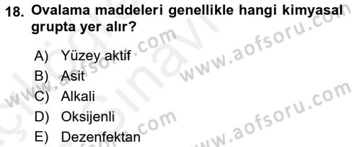Otel İşletmelerinde Konaklama Hizmetleri Dersi 2017 - 2018 Yılı 3 Ders Sınav Soruları 18. Soru