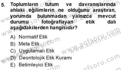 Otel Yönetimi Dersi 2014 - 2015 Yılı (Final) Dönem Sonu Sınav Soruları 5. Soru