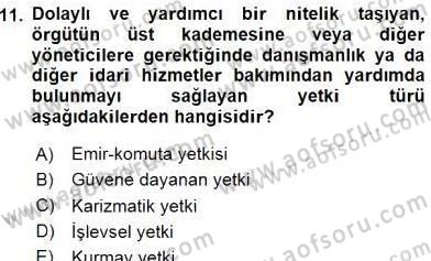Otel Yönetimi Dersi 2015 - 2016 Yılı (Final) Dönem Sonu Sınav Soruları 11. Soru