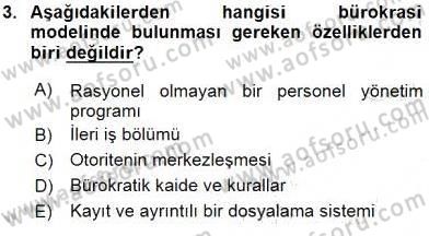 Otel Yönetimi Dersi 2015 - 2016 Yılı (Final) Dönem Sonu Sınav Soruları 3. Soru