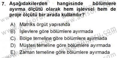 Otel Yönetimi Dersi 2015 - 2016 Yılı (Final) Dönem Sonu Sınav Soruları 7. Soru