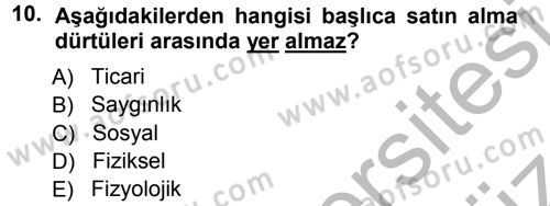 Hizmet Tasarımı Dersi 2012 - 2013 Yılı (Vize) Ara Sınav Soruları 10. Soru