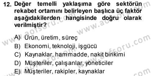 Hizmet Tasarımı Dersi 2013 - 2014 Yılı (Final) Dönem Sonu Sınav Soruları 12. Soru