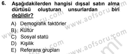 Hizmet Tasarımı Dersi 2013 - 2014 Yılı Tek Ders Sınav Soruları 6. Soru
