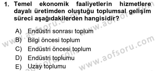 Hizmet Tasarımı Dersi 2015 - 2016 Yılı (Final) Dönem Sonu Sınav Soruları 1. Soru
