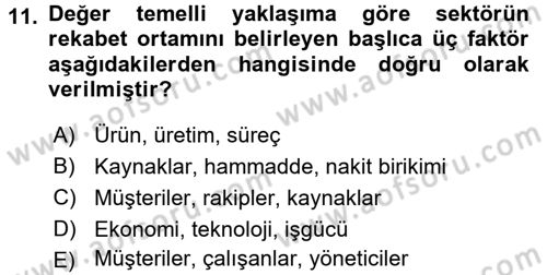Hizmet Tasarımı Dersi 2015 - 2016 Yılı (Final) Dönem Sonu Sınav Soruları 11. Soru
