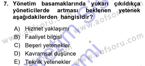 Hizmet Tasarımı Dersi 2015 - 2016 Yılı (Final) Dönem Sonu Sınav Soruları 7. Soru