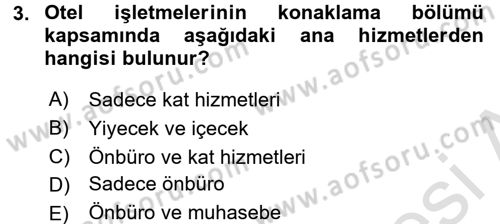 Hizmet Tasarımı Dersi 2016 - 2017 Yılı (Vize) Ara Sınav Soruları 3. Soru