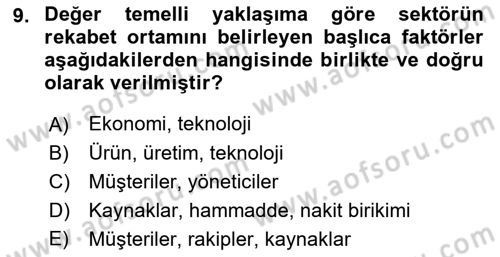 Hizmet Tasarımı Dersi 2019 - 2020 Yılı (Final) Dönem Sonu Sınav Soruları 9. Soru