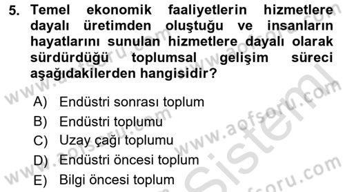 Hizmet Tasarımı Dersi 2021 - 2022 Yılı (Final) Dönem Sonu Sınav Soruları 5. Soru