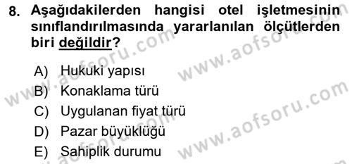 Hizmet Tasarımı Dersi 2021 - 2022 Yılı (Final) Dönem Sonu Sınav Soruları 8. Soru