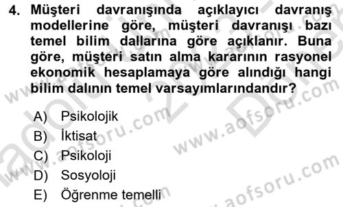 Hizmet Tasarımı Dersi 2023 - 2024 Yılı (Final) Dönem Sonu Sınav Soruları 4. Soru