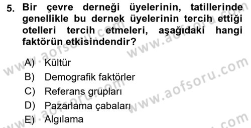 Hizmet Tasarımı Dersi 2023 - 2024 Yılı (Final) Dönem Sonu Sınav Soruları 5. Soru