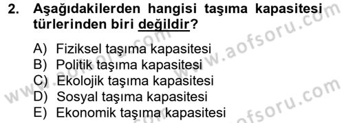 Destinasyon Yönetimi Dersi 2012 - 2013 Yılı (Final) Dönem Sonu Sınav Soruları 2. Soru