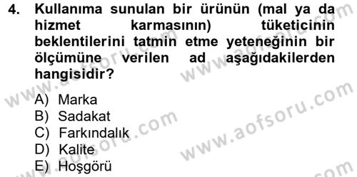Destinasyon Yönetimi Dersi 2012 - 2013 Yılı (Final) Dönem Sonu Sınav Soruları 4. Soru