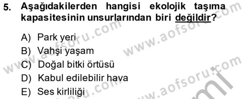 Destinasyon Yönetimi Dersi 2013 - 2014 Yılı (Vize) Ara Sınav Soruları 5. Soru