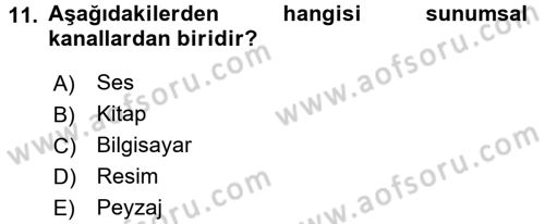 Destinasyon Yönetimi Dersi 2017 - 2018 Yılı (Final) Dönem Sonu Sınav Soruları 11. Soru